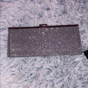 Macy’s NWT | Silver Sparkly Clutch